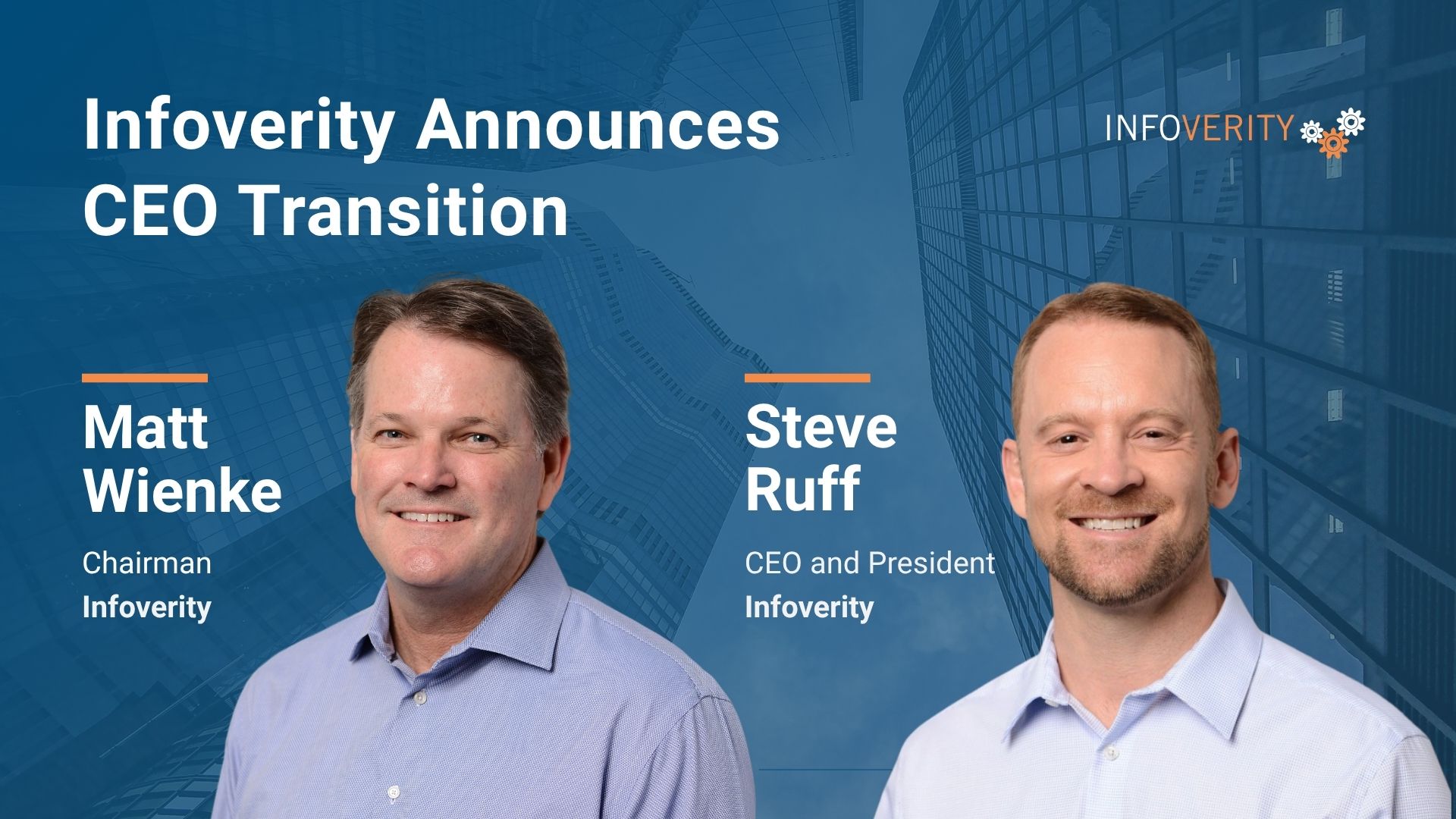 Infoverity Announces CEO Transition - May, 2026