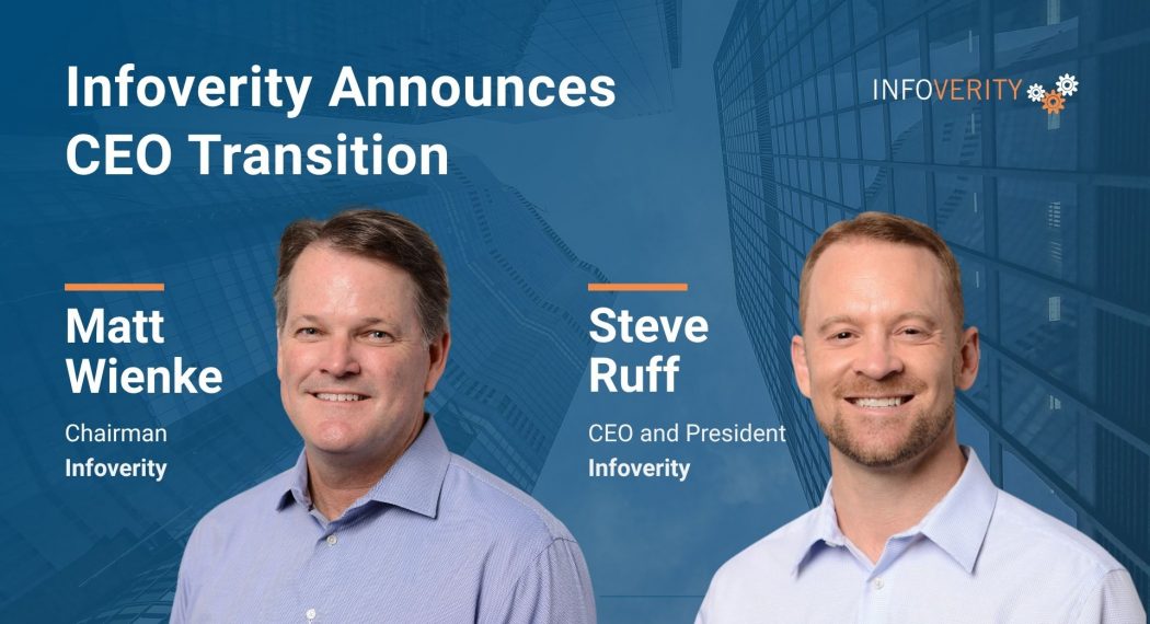 Infoverity Announces CEO Transition - May, 2026