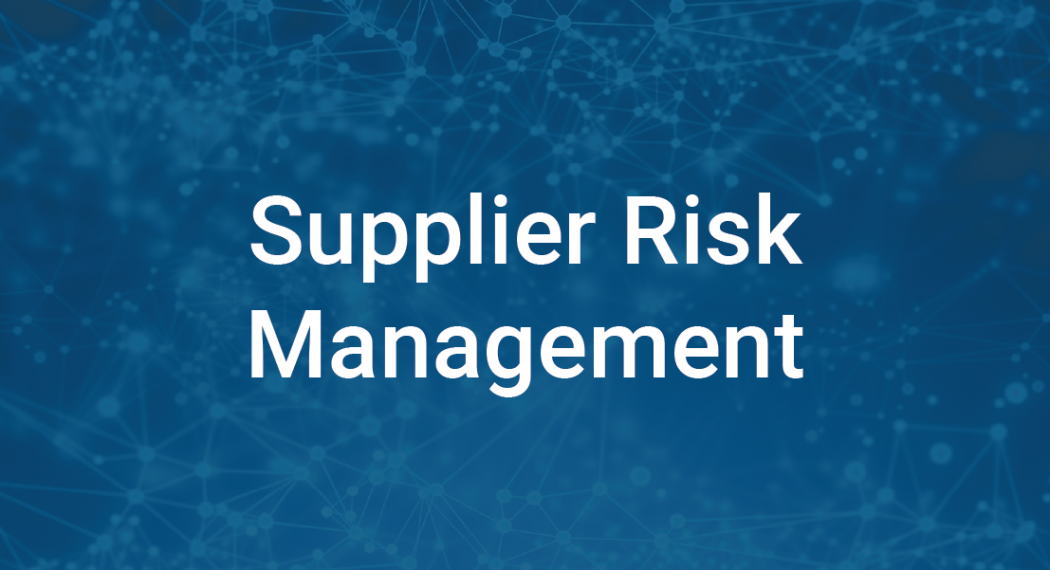 Supplier Risk Management Infoverity